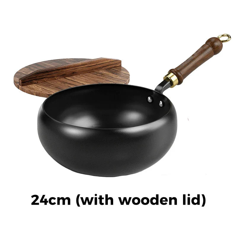 🔥Uncoated Thick Iron Pot