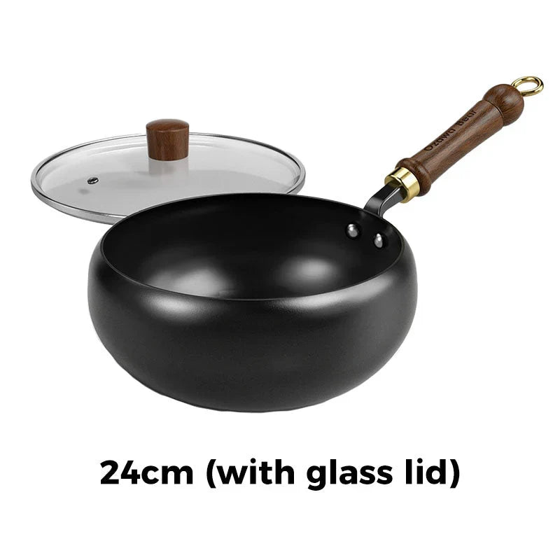 🔥Uncoated Thick Iron Pot