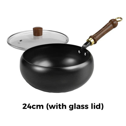 🔥Uncoated Thick Iron Pot