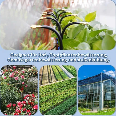 🌱360° curved garden automatic watering system
