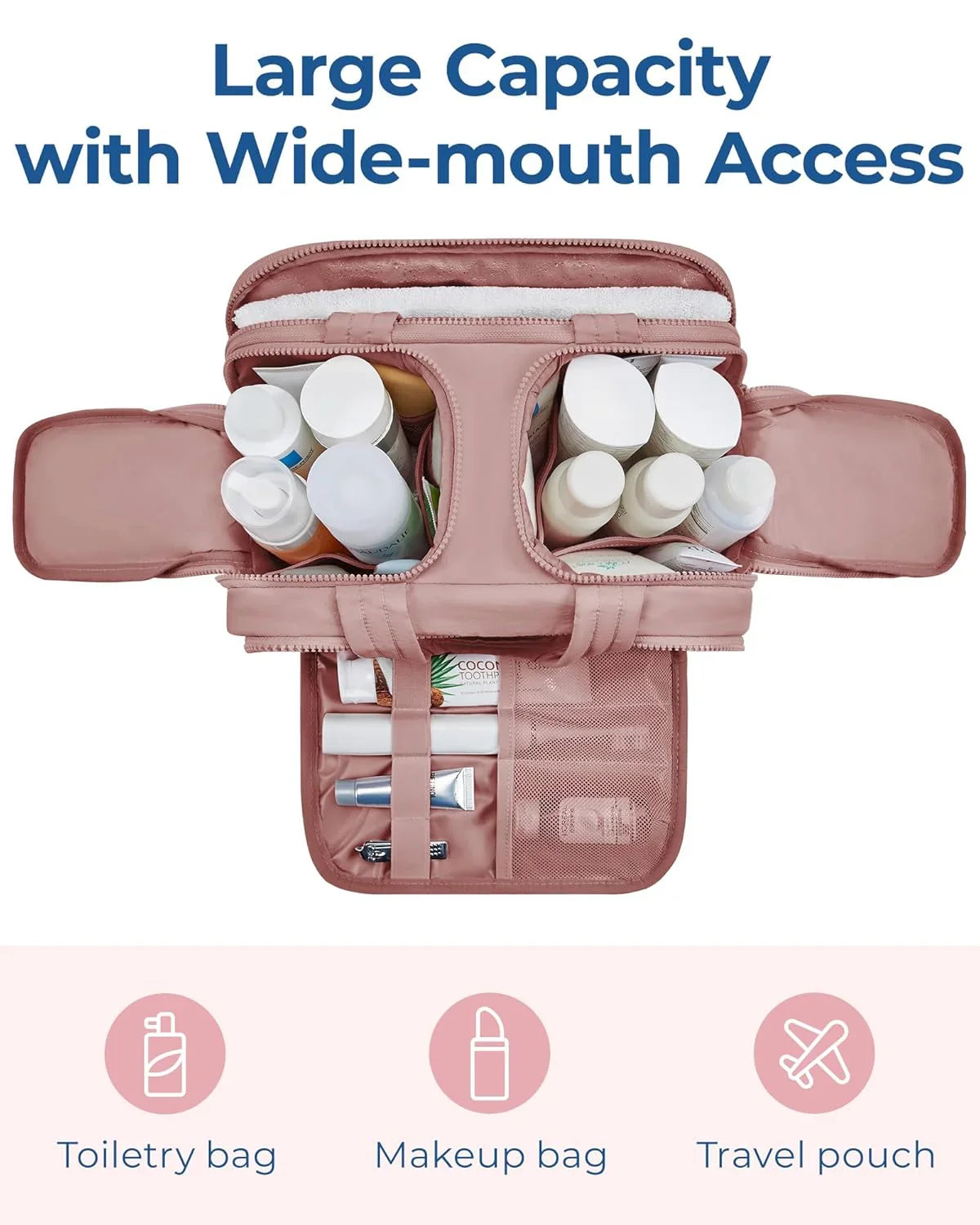All-in-One Travel Toiletry Bag
