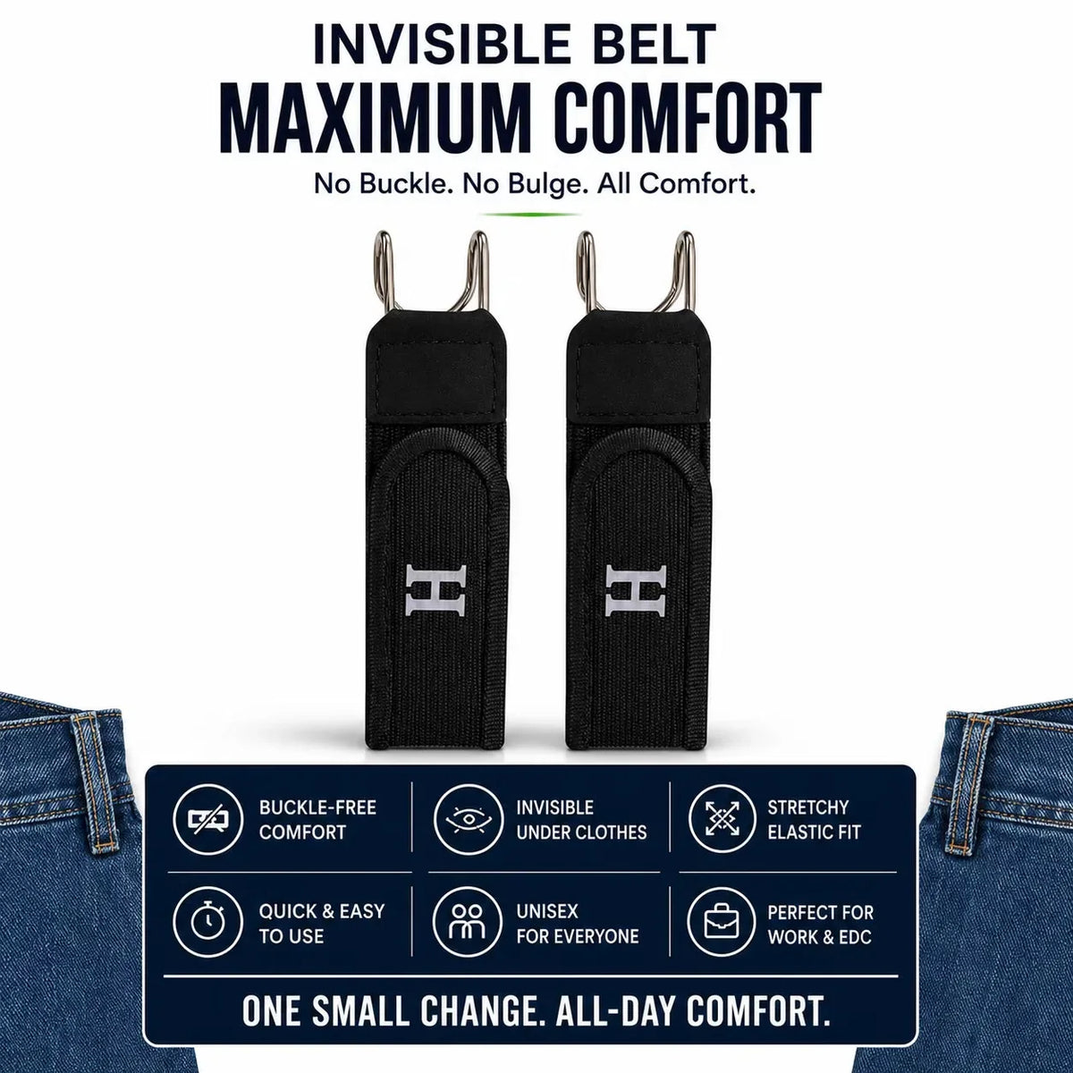 UBELT™ |All-Day Comfort Belt | Easy Wear & Secure Hold | BUY 1 GET 1 FREE
