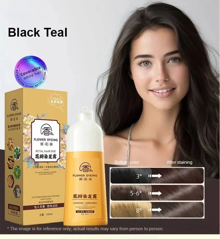 2025 Japanese Petal Rose Hair Dye Shampoo