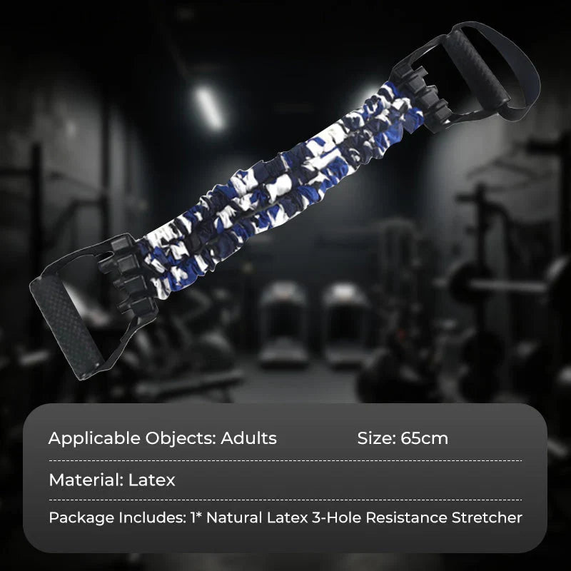 Natural Latex 3-Hole Resistance Stretcher